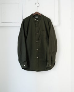 Band Collar Dress Shirts col.Forestのサムネイル