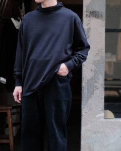 Hooded LS Top col.Dark Navyのサムネイル