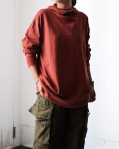 Hooded LS Top col.Old Redのサムネイル