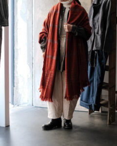 Wool Blanket col.Rust Brownのサムネイル