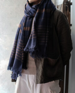 Wool Blanket col.Navy / Rustのサムネイル