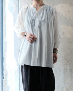 100/2 COTTON BROAD / BLOUSE col.Whiteのサムネイル