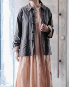 LIGHT MOLESKIN / WORK JACKET col.Charcoalのサムネイル