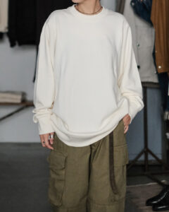 Crewneck Sweat Shirt col.Ivoryのサムネイル