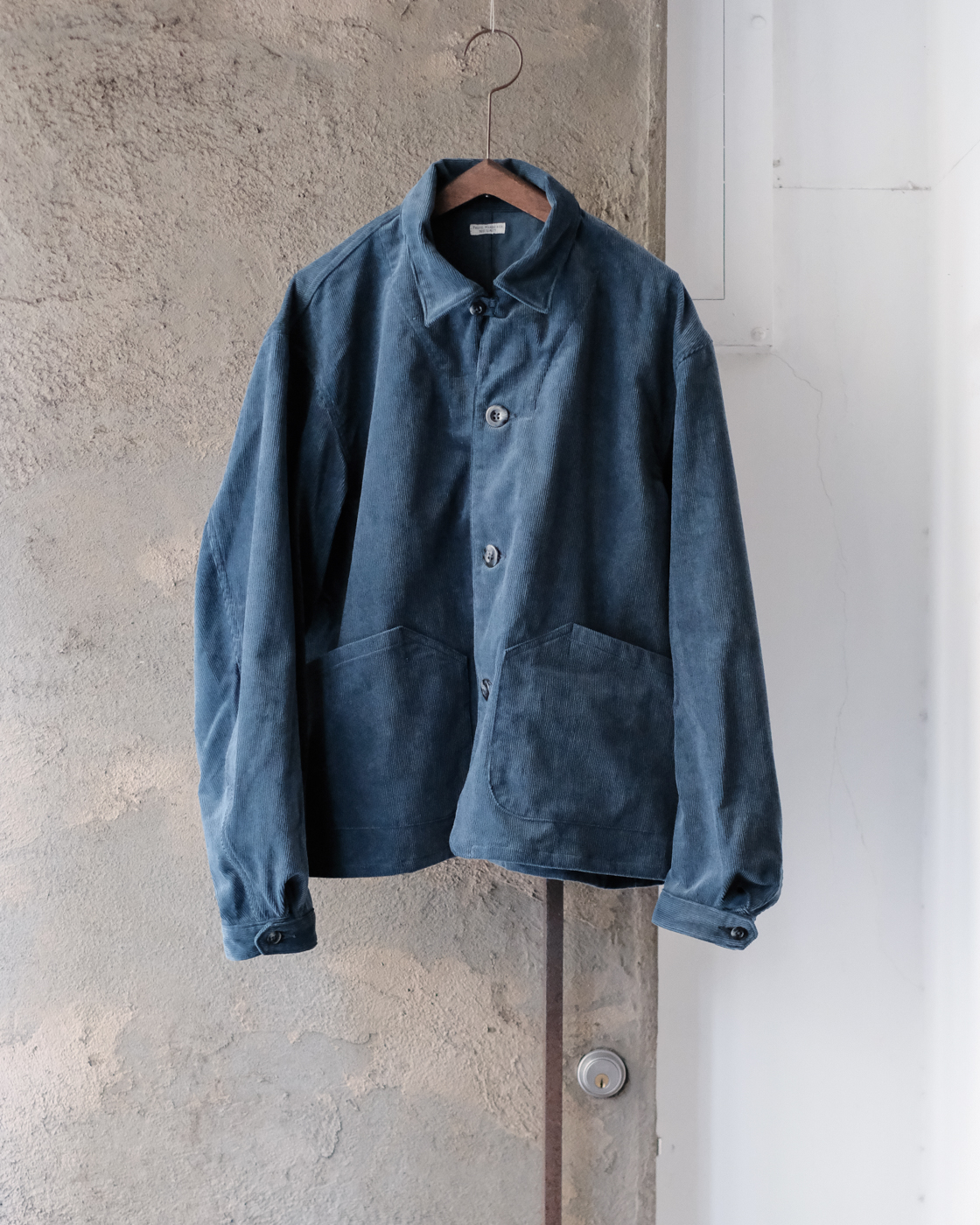 CORDUROY FIELD SHIRT col.Cerulean - Sleepy PEOPLE | スリーピーピープル