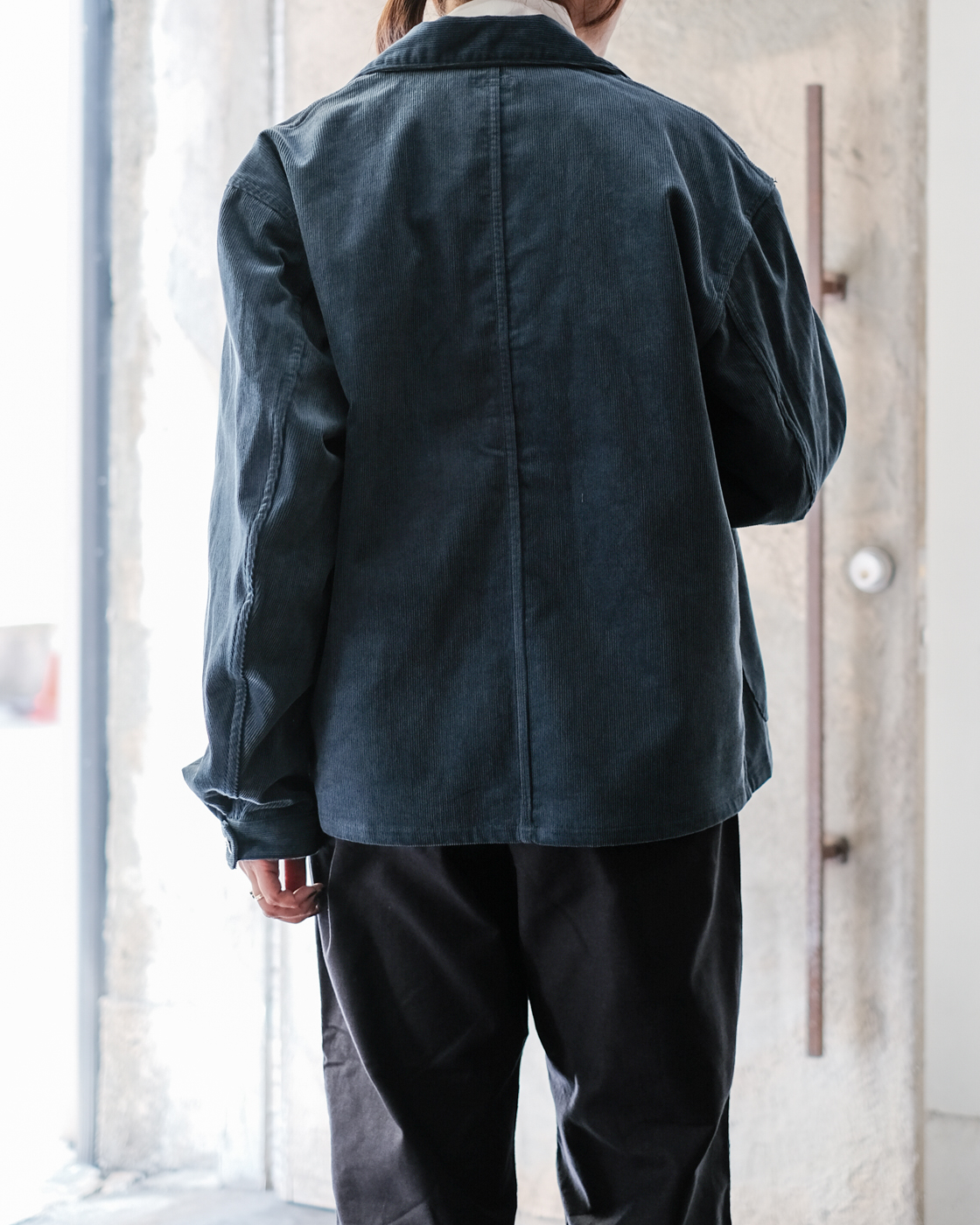 CORDUROY FIELD SHIRT col.Cerulean - Sleepy PEOPLE | スリーピーピープル