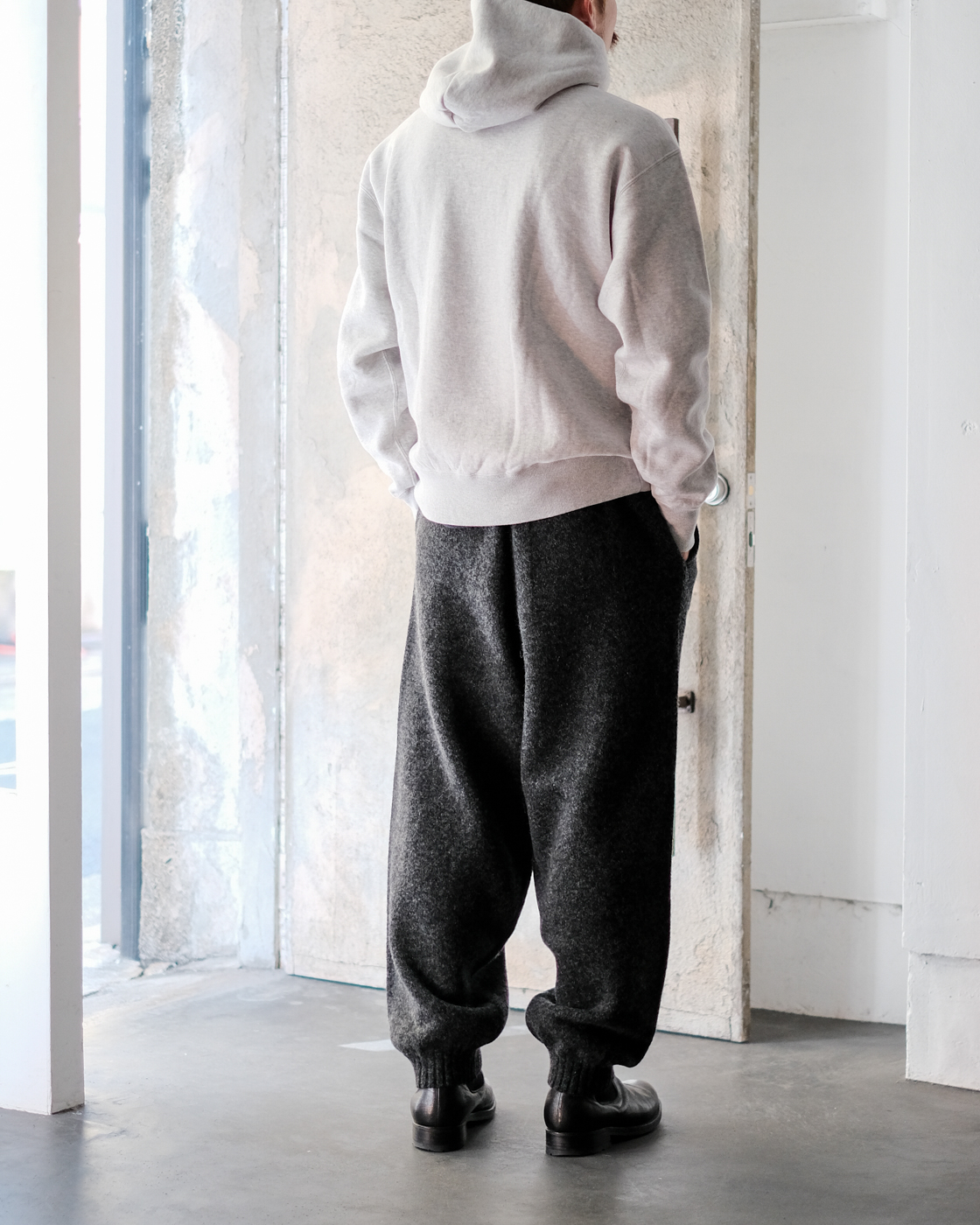 ATHLETIC HOODED SWEAT col.Top Gray - Sleepy PEOPLE | スリーピー