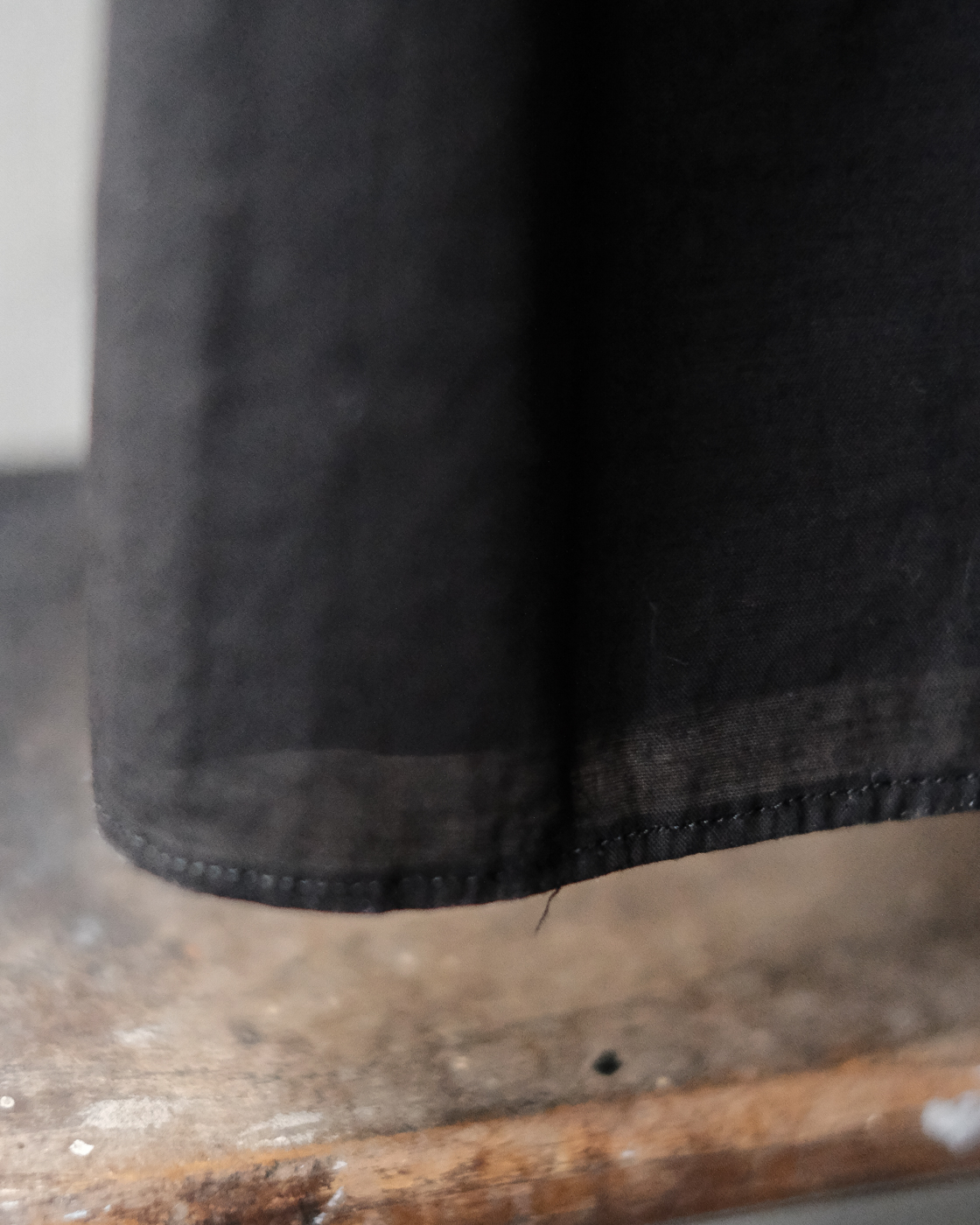 CHURCH SMOCK DRESS col.Black - Sleepy PEOPLE | スリーピーピープル