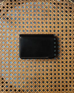 ［flp-26］Short Wallet (Cordovan × DOUBLE) col.Burgundy × Brownのサムネイル