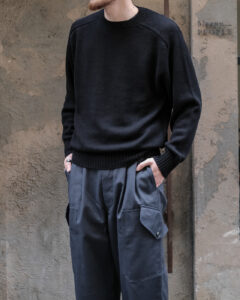C/L CREWNECK KNIT col.Ink Blackのサムネイル
