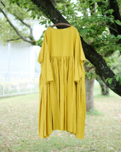 WIDE GATHER ONEPIECE col.Yellow (Sleepy PEOPLE Exclusive Model)のサムネイル