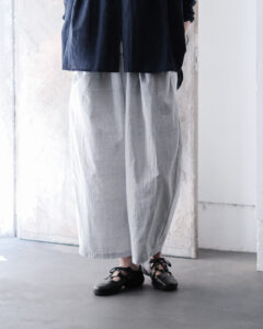 STAR (Cotton Brock Print) col.White × Blue Checkのサムネイル