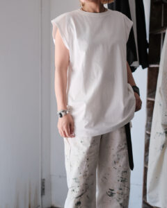 ATHLETIC SLEEVELESS TEE col.Off White ATHLETIC SLEEVELESS TEE col.Off Whiteのサムネイル