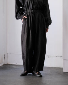 LINEN CANVAS / WIDE TAPERD col.Black LINEN CANVAS / WIDE TAPERD col.Blackのサムネイル