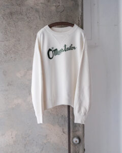 CHAIN-STITCH HERITAGE SWEAT col.Whiteのサムネイル