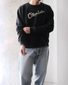 CHAIN-STITCH HERITAGE SWEAT col.Blackのサムネイル