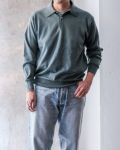 W/L KNIT POLO col.Celadon W/L KNIT POLO col.Celadonのサムネイル