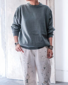 W/L CREWNECK KNIT col.Celadon W/L CREWNECK KNIT col.Celadonのサムネイル