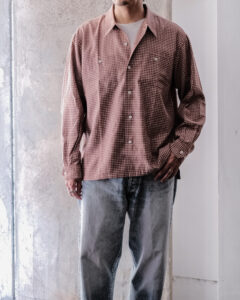 C/W PLAID LS SHIRT col.Old Rose C/W PLAID LS SHIRT col.Old Roseのサムネイル